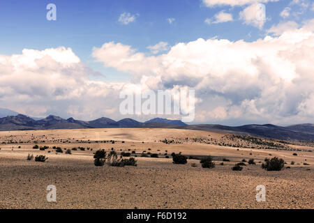 Chimborazo è nella Cordillera Occidental delle Ande Centrali di Ecuador Foto Stock