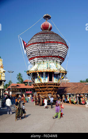 Decorate ratha a Udupi, Karnataka, India, Asia Foto Stock