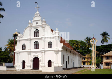 Nostra Signora della vita della Chiesa, mattancherry kochi, Kerala, India, Asia Foto Stock