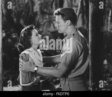 Data di rilascio: dicembre 24, 1943. Il titolo del filmato: un ragazzo di nome Joe. STUDIO: Metro Goldwyn Mayer (MGM). Trama: Una sentimentale, patriottica (se non propagandistiche) Hollywood fantasia su un punto morto II Guerra Mondiale pilota del bombardiere, il Mag. Pete Sandidge che diventa angelo custode di un altro pilota, il cap. Ted Randall, guida Randall attraverso la battaglia e di aiutarlo a romanticismo la sua vecchia ragazza, nonostante la sua devozione eccessivo di Sandidge la memoria. Nella foto: Irene Dunne come Dorinda Durston. Foto Stock