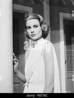 Jul 17, 1956; Hollywood, CA, Stati Uniti d'America; attrice Grace Kelly stelle come Tracy Samantha Lord nel musical MGM, 'alta società." Foto Stock