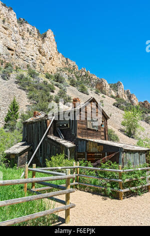 Idaho, Bayhorse, mineraria storica città fantasma Foto Stock