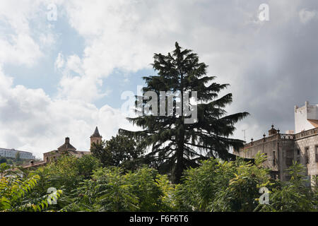 Vista di Jabugo, provincia di Huelva, Spagna Foto Stock