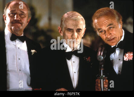 Jun 13, 1985; New York, NY, STATI UNITI D'AMERICA; una scena da "Prizzi's onore". Diretto da John Huston. Foto Stock