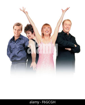 Set 18, 1998; Londra, Inghilterra, Regno Unito; EWAN MCGREGOR, Brenda Blethyn, JANE HORROCKS e Michael Caine star come Billy, Mari Hoff, LV e Ray dicono nella commedia romantica/dramma "Little Voice" diretto da Mark Herman. Foto Stock