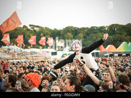 Bestival sull'Isola di Wight Settembre 2015. Foto Stock