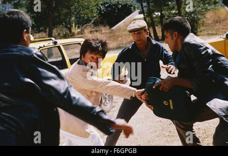 Jan 18, 2001; Hong Kong, Cina; attore Jackie Chan come Buck Yuen in "l'accidentale Spy'. Diretto da Teddy Chan. Foto Stock