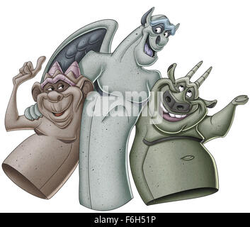 Feb 13, 2002; Los Angeles, CA, Stati Uniti d'America; una scena da "Il Gobbo di Notre Dame 2'. Diretto da Bradley Raymond. Foto Stock