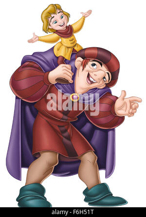 Feb 13, 2002; Los Angeles, CA, Stati Uniti d'America; una scena da "Il Gobbo di Notre Dame 2'. Diretto da Bradley Raymond. Foto Stock