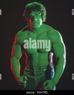 1978, il titolo del film: Incredibile Hulk. (Credito Immagine: SNAP) Foto Stock