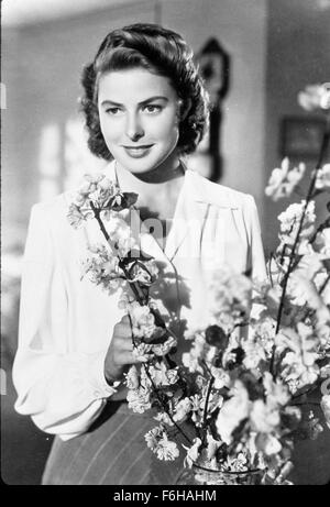 1942, il titolo del film: Casablanca, Direttore: Michael Curtiz, Studio: WARNER, nella foto: INGRID BERGMAN. (Credito Immagine: SNAP) Foto Stock