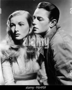 1942, il titolo del film: QUESTA PISTOLA PER NOLEGGIO, Regia: Frank TUTTLE, Studio: Paramount, nella foto: Alan Ladd e Veronica Lake. (Credito Immagine: SNAP) Foto Stock