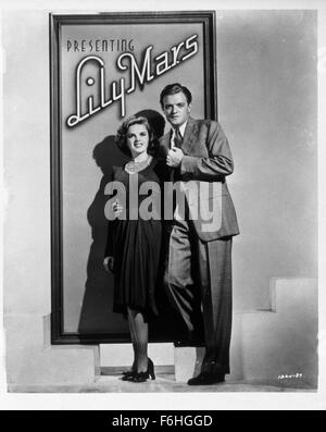 1943, il titolo del film: presentazione di LILY MARS, Direttore: NORMAN TAUROG, Studio: MGM, nella foto: Judy Garland, VAN HEFLIN. (Credito Immagine: SNAP) Foto Stock