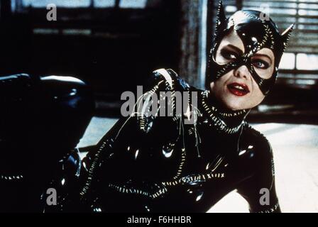 1992, il titolo del film: Batman Returns, Studio: WARNER. (Credito Immagine: SNAP) Foto Stock