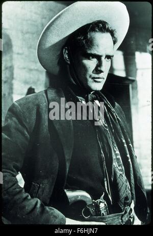 1961, il titolo del film: uno, Direttore: Marlon Brando. (Credito Immagine: SNAP) Foto Stock