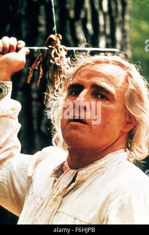 1976, il titolo del film: MISSOURI BREAKS, Direttore: Arthur Penn, nella foto: Marlon Brando. (Credito Immagine: SNAP) Foto Stock