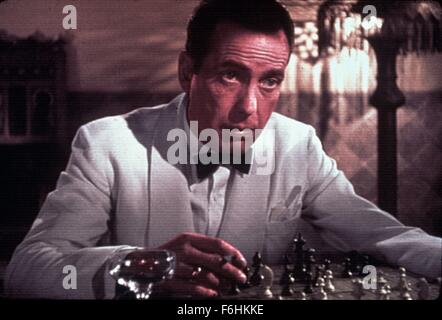 1942, il titolo del film: Casablanca, Direttore: Michael Curtiz, Studio: WARNER, nella foto: Humphrey Bogart. (Credito Immagine: SNAP) Foto Stock