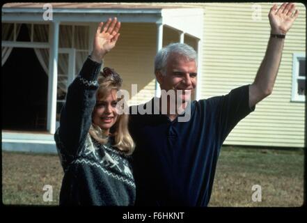 1992, il titolo del film: HOUSESITTER, Regia: Frank Oz, Studio UNIV, nella foto: Goldie Hawn, Steve Martin, agriturismo, ranch house, architetto, giovane, agitando, ROMANCE. (Credito Immagine: SNAP) Foto Stock