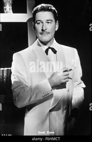 1956, il titolo del film: Istanbul, Direttore: JOSEPH PEVNEY, Studio UNIV, nella foto: Errol Flynn. (Credito Immagine: SNAP) Foto Stock