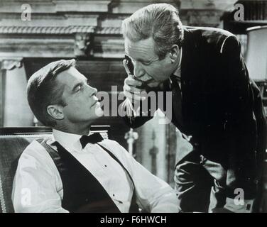 1965, il titolo del film: terzo giorno, Direttore: JACK SMIGHT, Studio: WARNER, nella foto: ARTHUR O'CONNELL, GEORGE PEPPARD. (Credito Immagine: SNAP) Foto Stock