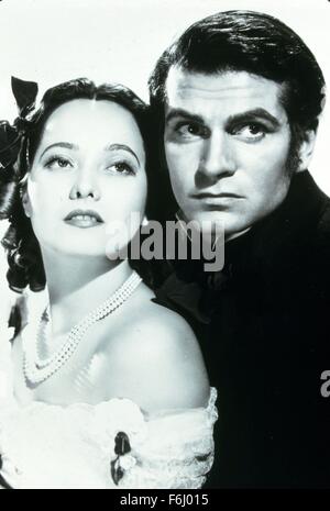 1939, il titolo del film: Wuthering Heights, Direttore: William Wyler, nella foto: MERLE OBERON, Laurence Olivier. (Credito Immagine: SNAP) Foto Stock