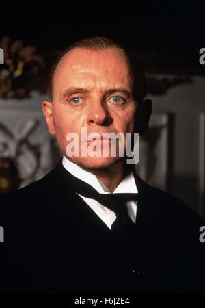 1993, il titolo del film: RIMANE DEL GIORNO, Direttore: James Ivory, Studio: Columbia, nella foto: Anthony Hopkins. (Credito Immagine: SNAP) Foto Stock