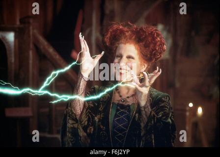 1993, il titolo del film: hocus pocus, Direttore: Kenny Ortega, Studio: BUENA VISTA, nella foto: Bette Midler. (Credito Immagine: SNAP) Foto Stock