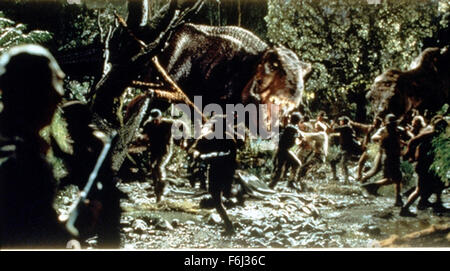 Set 07, 2002; Hollywood, CA, Stati Uniti d'America; "Mondo Perduto : Jurassic Park" diretto da Stephen SPIELBERG.. (Credito Immagine: ) Foto Stock