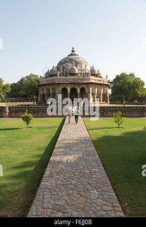 Isa Khan tomba enclosure, la tomba di Humayun complessa, Delhi, India Foto Stock
