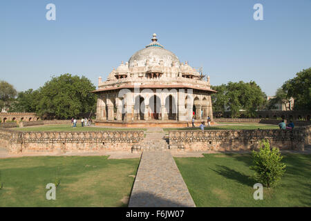 Isa Khan tomba enclosure, la tomba di Humayun complessa, Delhi, India Foto Stock