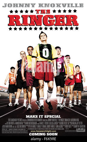 Data di rilascio: dicembre 23, 2005. Il titolo del filmato: la suoneria. STUDIO: XX Century Fox. Trama: un giovane ragazzo è solo l'opzione per inizializzare un veramente male il debito è di manipolare le Olimpiadi Speciali ponendo come un concorrente. Nella foto: Johnny Knoxville come Steve Barker. Foto Stock