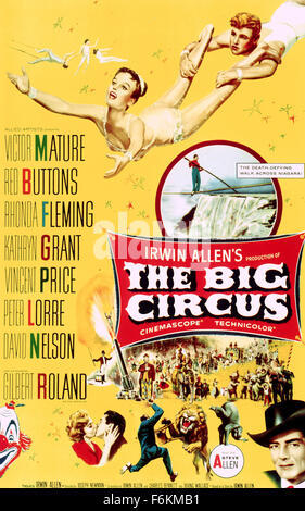 Jan 12, 2007; Hollywood, CA, Stati Uniti d'America; data di rilascio: 5 luglio 1959. Direttore: Joseph M. Newman. STUDIO: Allied Artists Pictures. Trama: Hank Whirling tenta di mantenere la sua travagliata finanziariamente circus sulla strada nonostante gli sforzi di un saboteur che ha determinato che lo spettacolo non deve andare avanti. Nella foto: Vincent Price. Credito: Foto da Allied Artists Pictures. (C) Copyright 2007 da Allied Artists Pictures Foto Stock