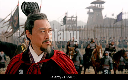 Data di rilascio: 20 novembre 2009. Il titolo del filmato: Red Cliff. STUDIO: Beijing Film Studio. Trama: . Nella foto: FENGYU ZHANG come Cao Cao. Foto Stock