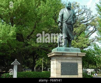 Takamori Saigo statua, il parco Ueno, Tokyo, Giappone Foto Stock