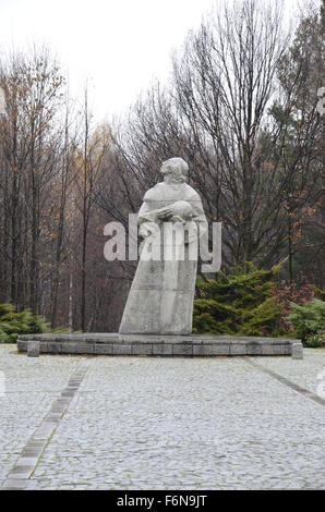 Copernico monumento davanti al planetarium in Polonia Foto Stock