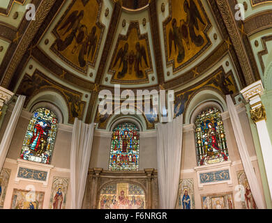 Uno Marylebone, ex Chiesa della Santa Trinità, Marylebone costruito nel 1828 e progettato da Sir John Soane in Londra, Regno Unito Foto Stock