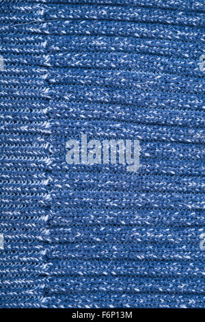 Macro di tessuto a trama lana Foto Stock