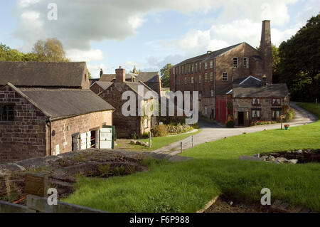 Cheddleton Flint Mill, Cheadle Road, Cheddleton, Stoke-on-Trent, Staffordshire, Inghilterra, Regno Unito Europa Foto Stock