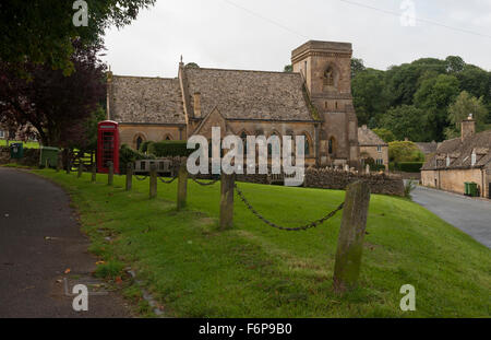 San Barnaba Chiesa, Snowshill, Gloucestershire, UK -1 Foto Stock