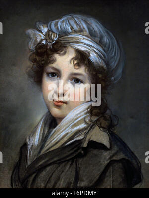 Ritratto Di Auto - 1789 Marie Élisabeth Louise Vigée Le Brun 1755 -1842 Paris Francia Francia ( rococò pittore neoclassico ) Foto Stock