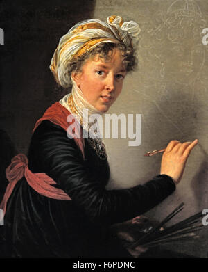 Ritratto Di Auto 1800 l'Eremo di San Pietroburgo Marie Élisabeth Louise Vigée Le Brun 1755 -1842 Paris Francia Francia ( rococò pittore neoclassico ) Foto Stock