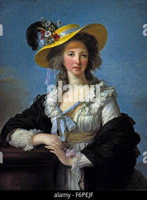 La duchessa de Polignac 1782 ( Yolande Martine Gabrielle de Polastron, duchesse de Polignac )Marie Élisabeth Louise Vigée Le Brun 1755 -1842 Paris Francia Francia ( rococò pittore neoclassico ) Foto Stock
