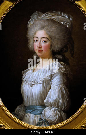 Ritratto di Marie Joséphine di Savoia (1753-1810), la Contessa di Provenza 1782 Marie Élisabeth Louise Vigée Le Brun 1755 -1842 Paris Francia Francia ( Musée Hôtel Bertrand Châteaurou ) Foto Stock