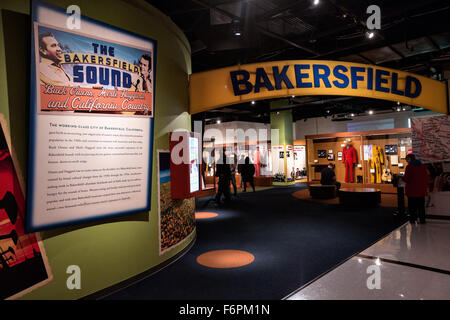 Il Bakersfield Sound presentano nella Country Music Hall of Fame a Nashville, TN. Foto Stock