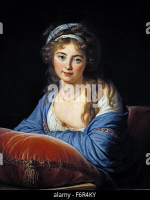 La contessa Skavronskaia-1796 ( Russia ) Russo Marie Élisabeth Louise Vigée Le Brun 1755 -1842 Paris Francia Francia ( rococò pittore neoclassico ) Foto Stock