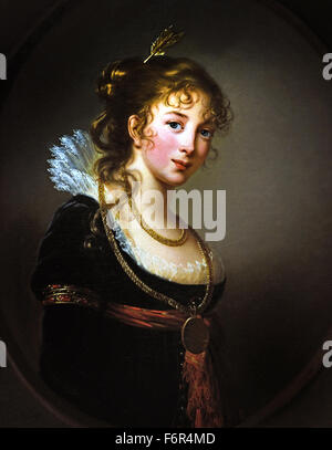 La Principessa Luisa di Prussia (1770-1836) 1801 Marie Élisabeth Louise Vigée Le Brun 1755 -1842 Paris Francia Francia ( rococò pittore neoclassico ) Foto Stock