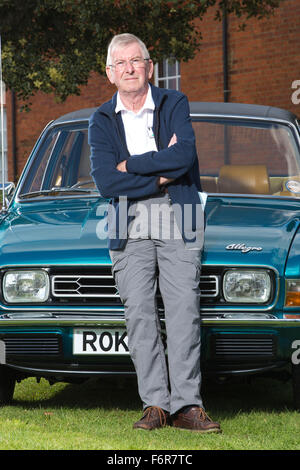 Harris Mann designer di Austin allegro e British Leyland vetture di inizio degli anni settanta e ottanta, Wolversten, England, Regno Unito Foto Stock