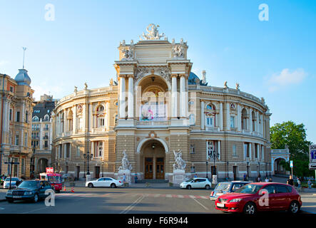 La Nazionale di Odessa Teatro Accademico di Opera e Balletto è il più antico teatro in Odessa, Ucraina Foto Stock