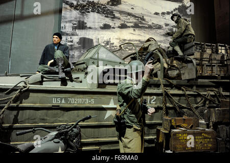 D giorno,american DUKW veicolo anfibio,Overlord museo,Omaha Beach,Colleville-sur-Mer,Normandia,Normandie,Francia,SECONDA GUERRA MONDIALE Foto Stock