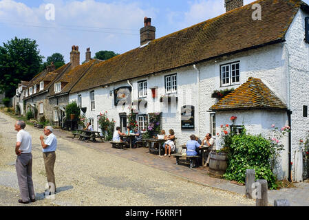 Il Tiger Inn. East Dean. Eastbourne. East Sussex. In Inghilterra. Regno Unito. Europa Foto Stock